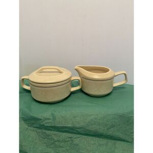 Temper-ware by Lenox Silhouette Creamer &‎ Covered Sugar Set Excellent Condition
